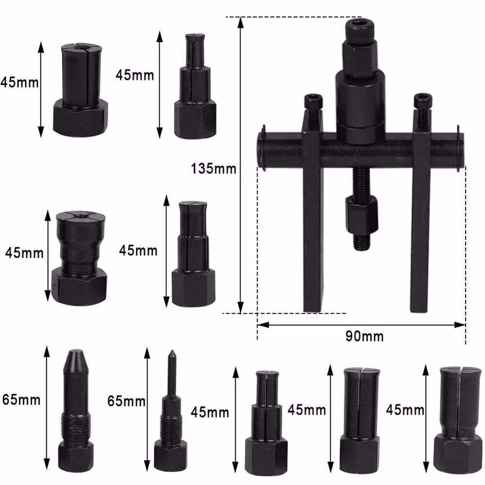 SPETLEK Motorbike Inner Bearing Puller Set in Red – 4