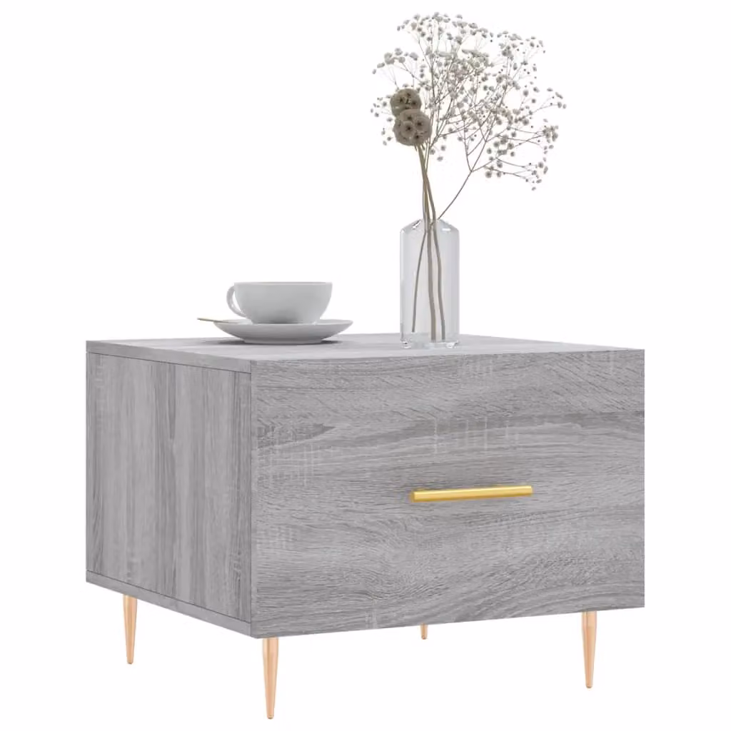 Berkfield Home Grey Sonoma Coffee Table, W/D/H: 50 x 50 x 40 cm – 2