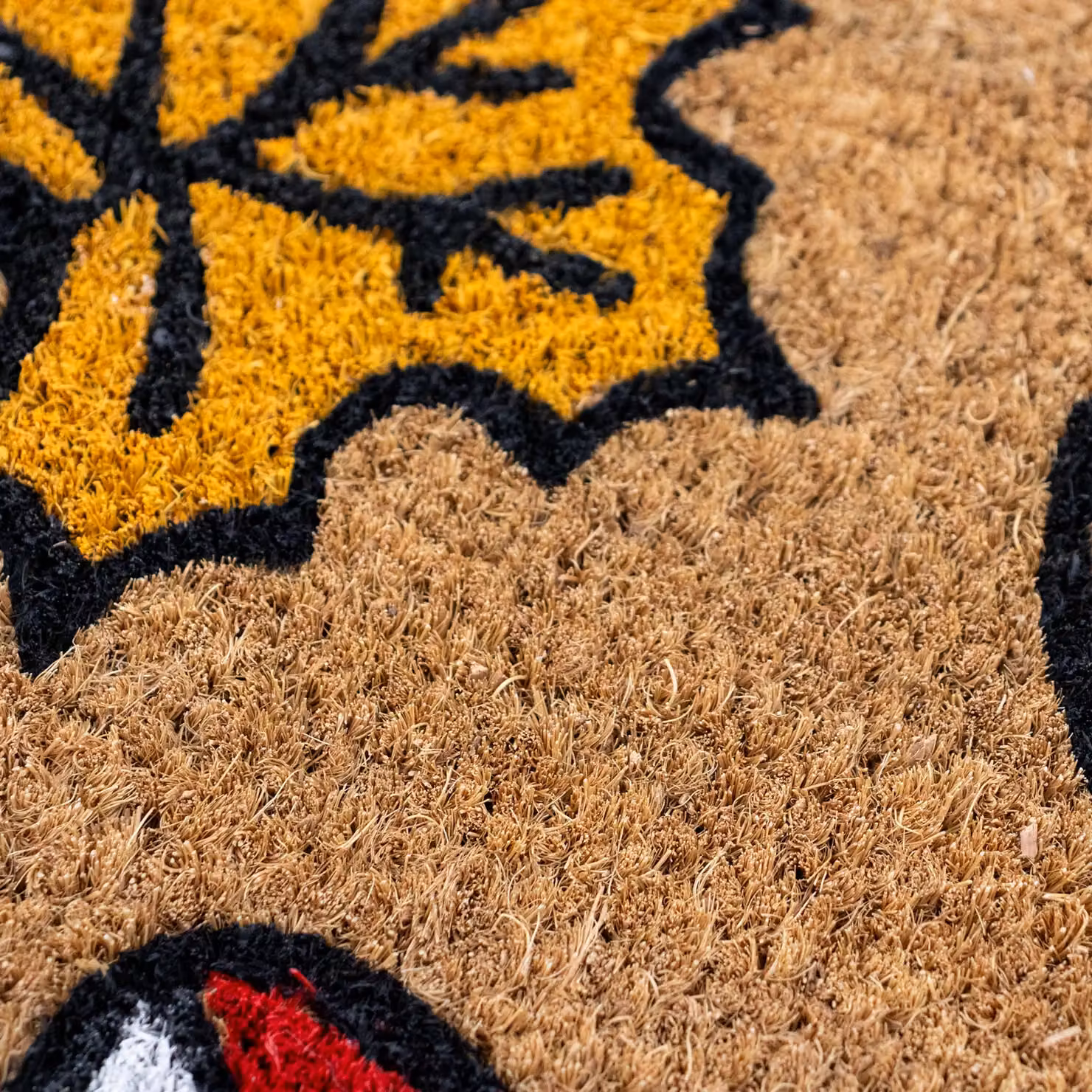 JVL Brown Coir Entrance Doormat with Non-Slip Latex Backing, W: 45 cm, D: 75 cm – 8