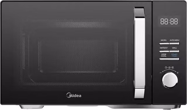 Livingandhome 25L Microwave with Grill, Black