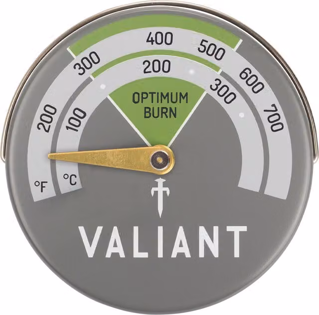Vaillant FIR116 Magnetic Stove Thermometer in Green Aluminum – 1