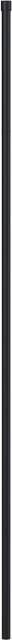 Balterley Wetroom Accessories Ceiling Post in Matt Satin Black Stainless Steel
