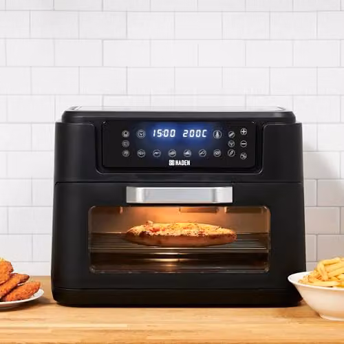 Haden 12L Digital Air Fryer in Black, 2400W with Hot Air Function and Dishwasher Safe Parts – 4