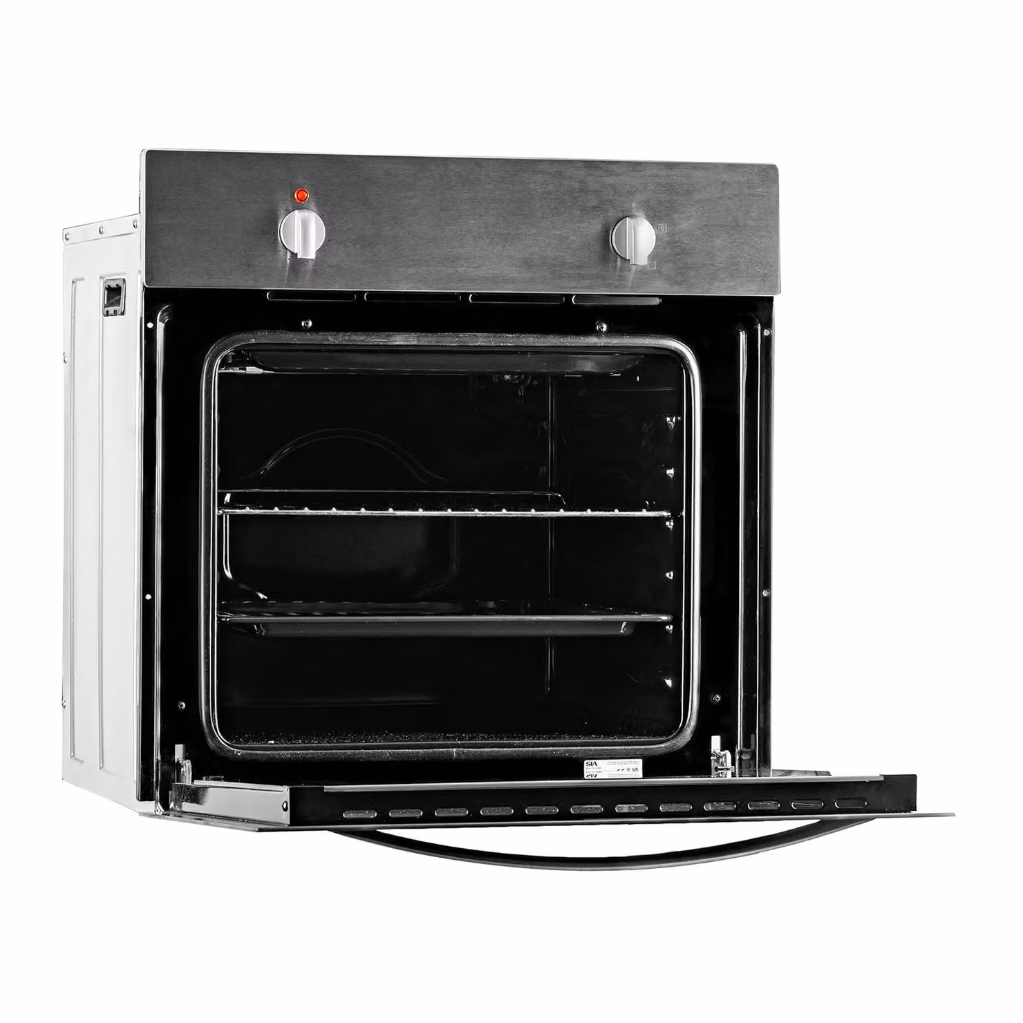 SIA SSO59SS Single Built-in Electric Solo Oven in Silver and Stainless Steel – 4