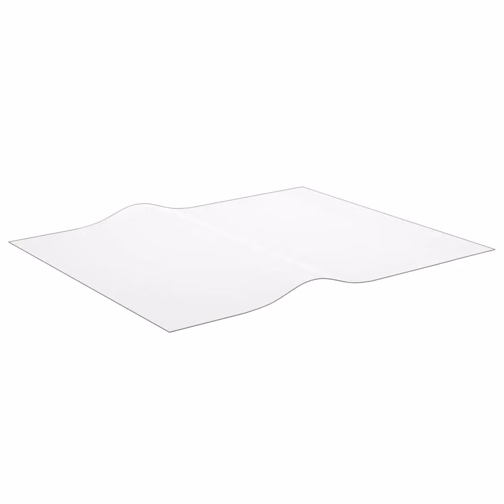 Berkfield Home Transparent Matt PVC Table Protector, W: 100 cm x D: 90 cm, 2 mm Thickness