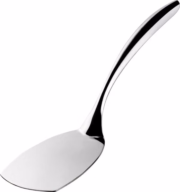Cuisipro Tempo Stainless Steel Solid Turner Spatula, Silver, Length: 37.5 cm