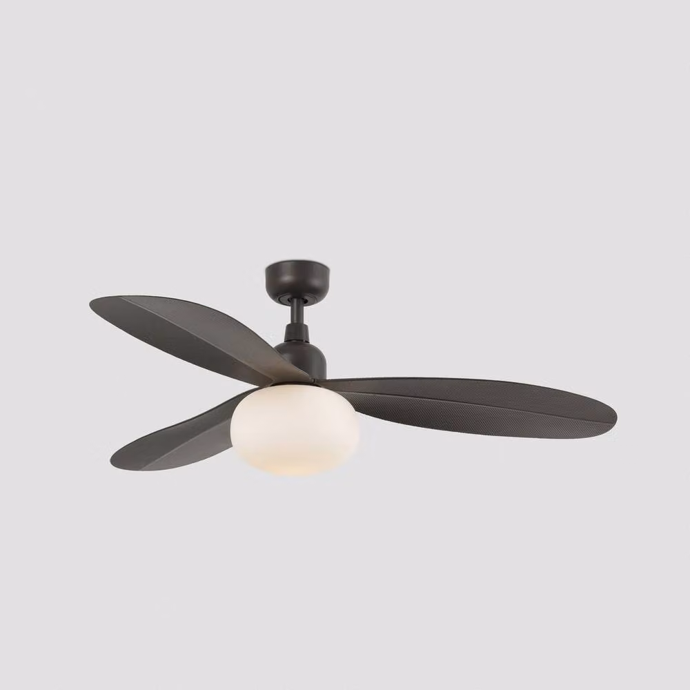 Netlighting Palma Medium Brown DC Ceiling Fan with IP44 DC Motor and 6 Speeds – 2