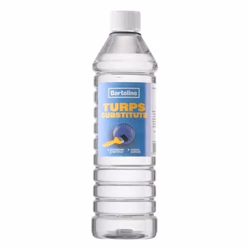 Bartoline Turpentine Substitute 750ml Transparent Multi-Purpose Solvent for Paint Brushes and DIY Cleaning