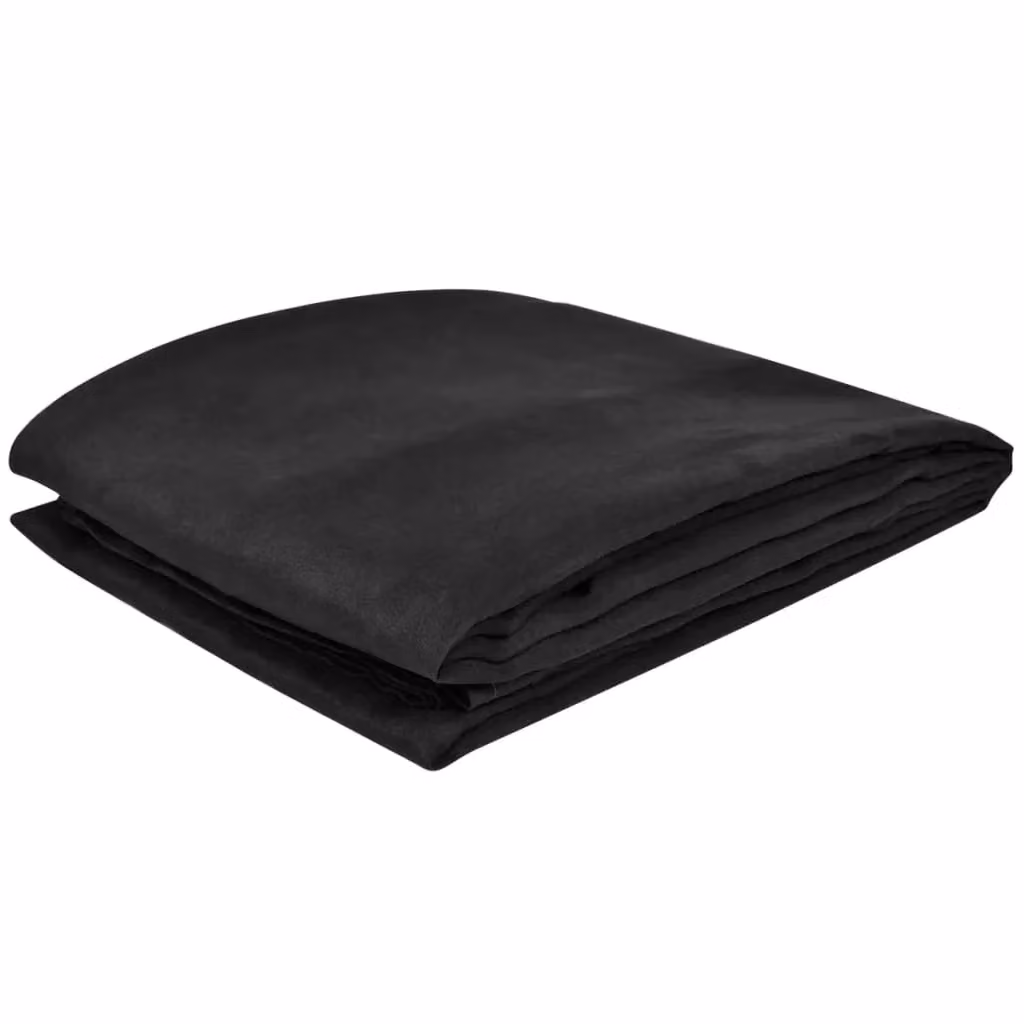 Berkfield Home Microfibre Couch Slipcover in Anthracite Black, W: 270 cm x D: 350 cm – 2