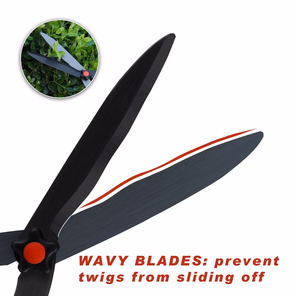 Flora Guard Lightweight Telescopic Hedge Shear in Red, Extendable from 67cm to 88cm – 2