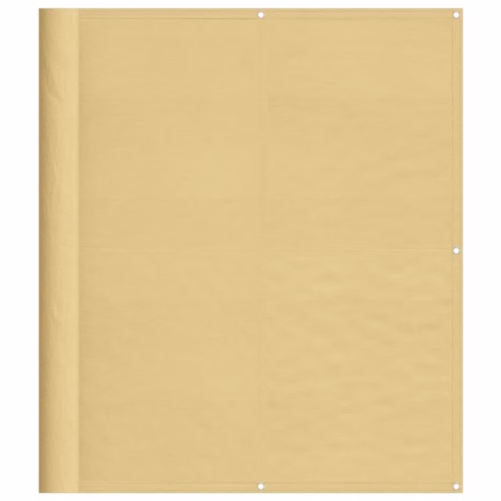Berkfield Home Balcony Screen in Sand and Yellow, 100% Polyester Oxford, W: 120 cm, H: 300 cm – 2