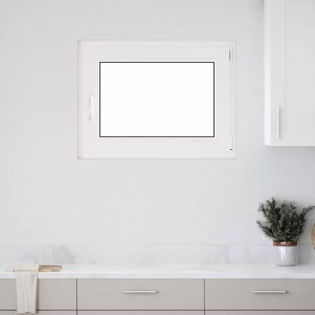Berkfield Home RISOR Basement Tilt and Turn Window, Anthracite, W: 80 cm, H: 70 cm