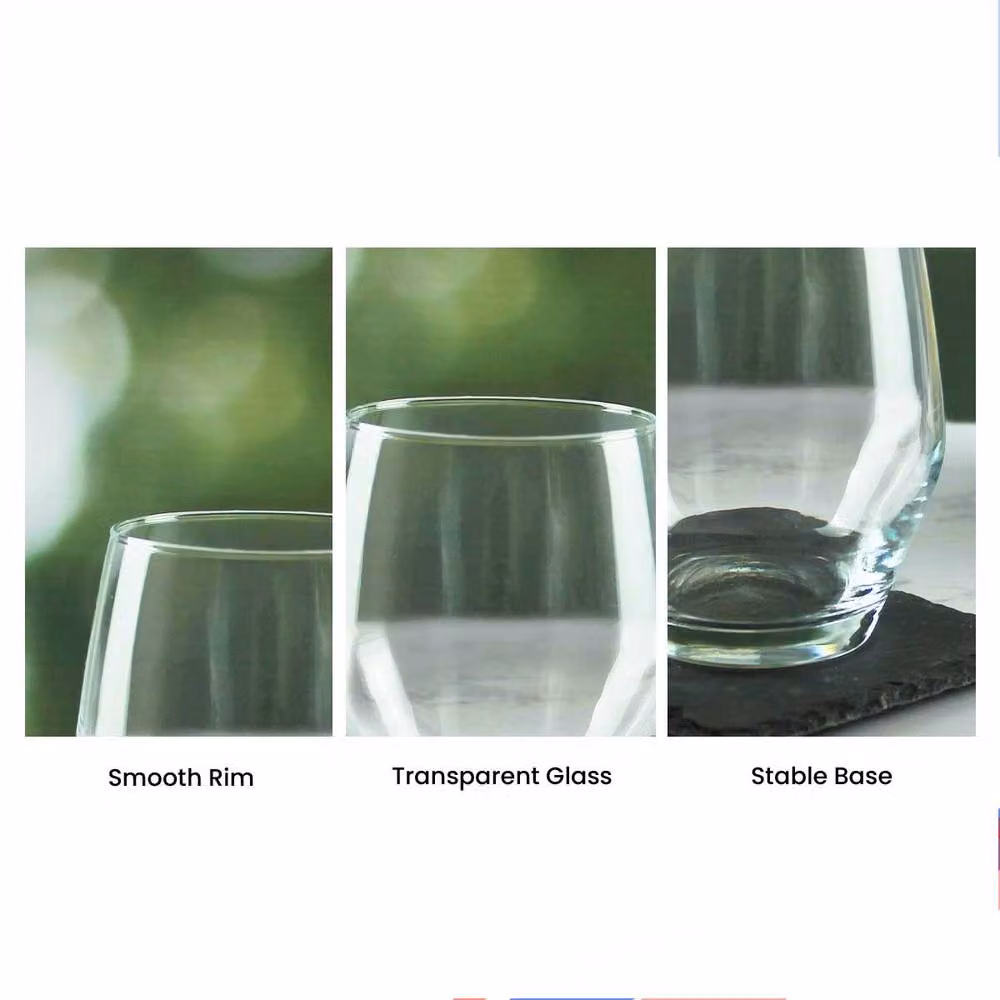 Uniqueful Personalised Engraved Ella Whisky Tumbler Glass, 370ml, Clear – 2