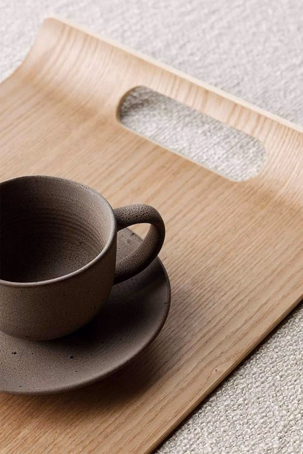 Blomus Wilo Wood Tray Small with Handles in Brown Solid Wood – 2