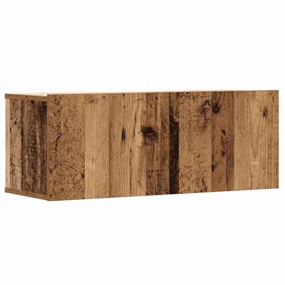 Berkfield Home Classic 6 Piece Wall-Mounted TV Cabinet Set in Brown Engineered Wood – 3