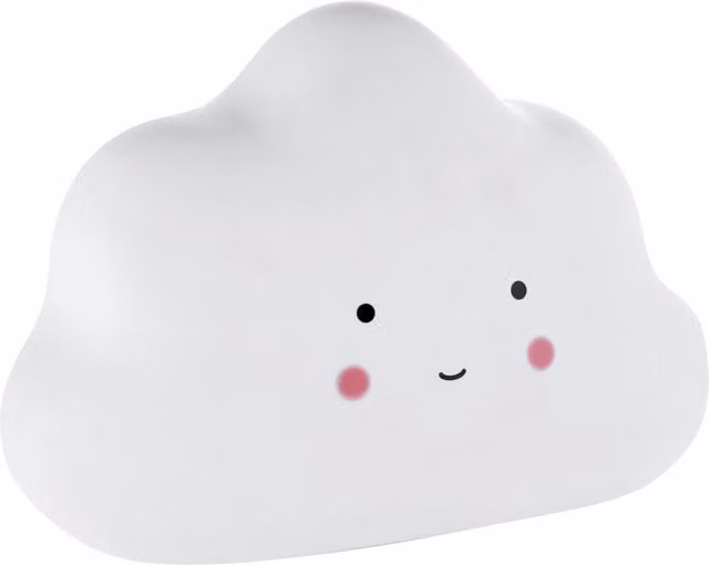 Orsina Kids Cloud Ceramic Night Light in White or Pink, W/D/H: 15.0 x 18.0 x 25.0 cm – 1
