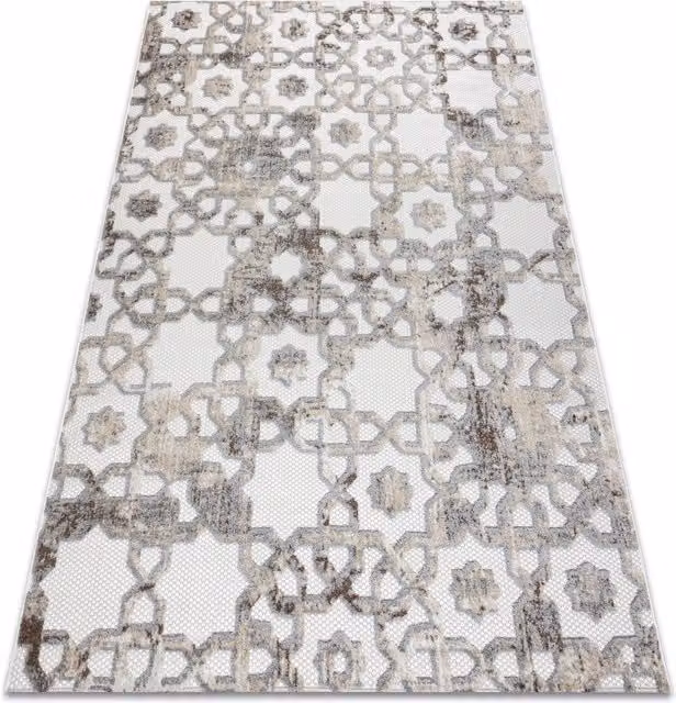RugsX Sole Beige Flat Weave Rectangular Rug, W: 120 cm, L: 170 cm