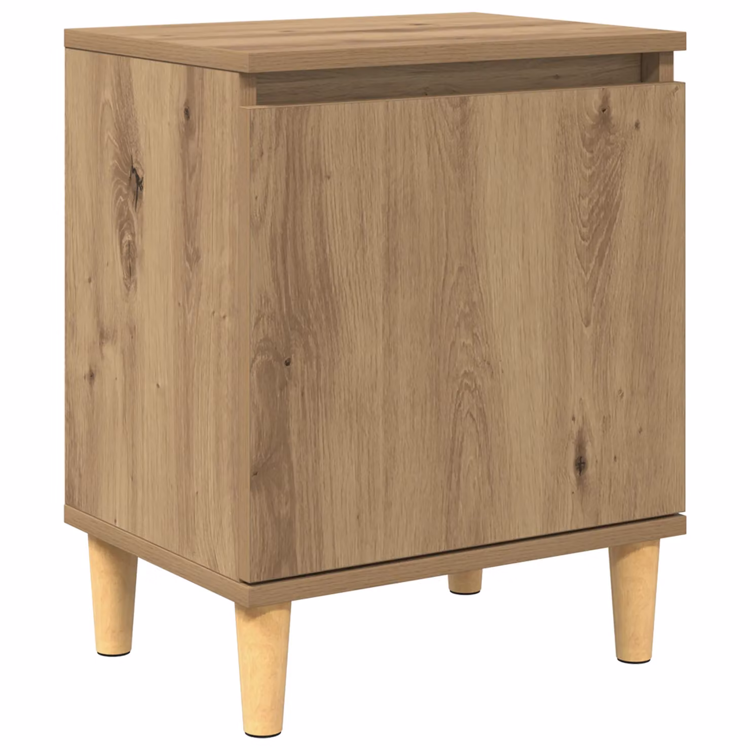 Berkfield Home Artisan Oak Bedside Table, Brown, W/D/H: 40 x 30 x 50 cm – 2
