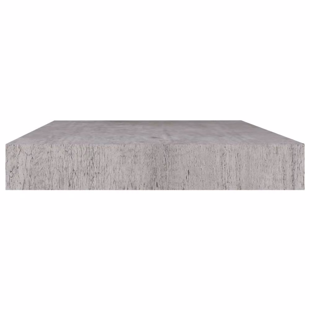 Berkfield Home Floating Wall Shelf in Concrete Grey, W: 50 cm, D: 23 cm, H: 3.8 cm – 2