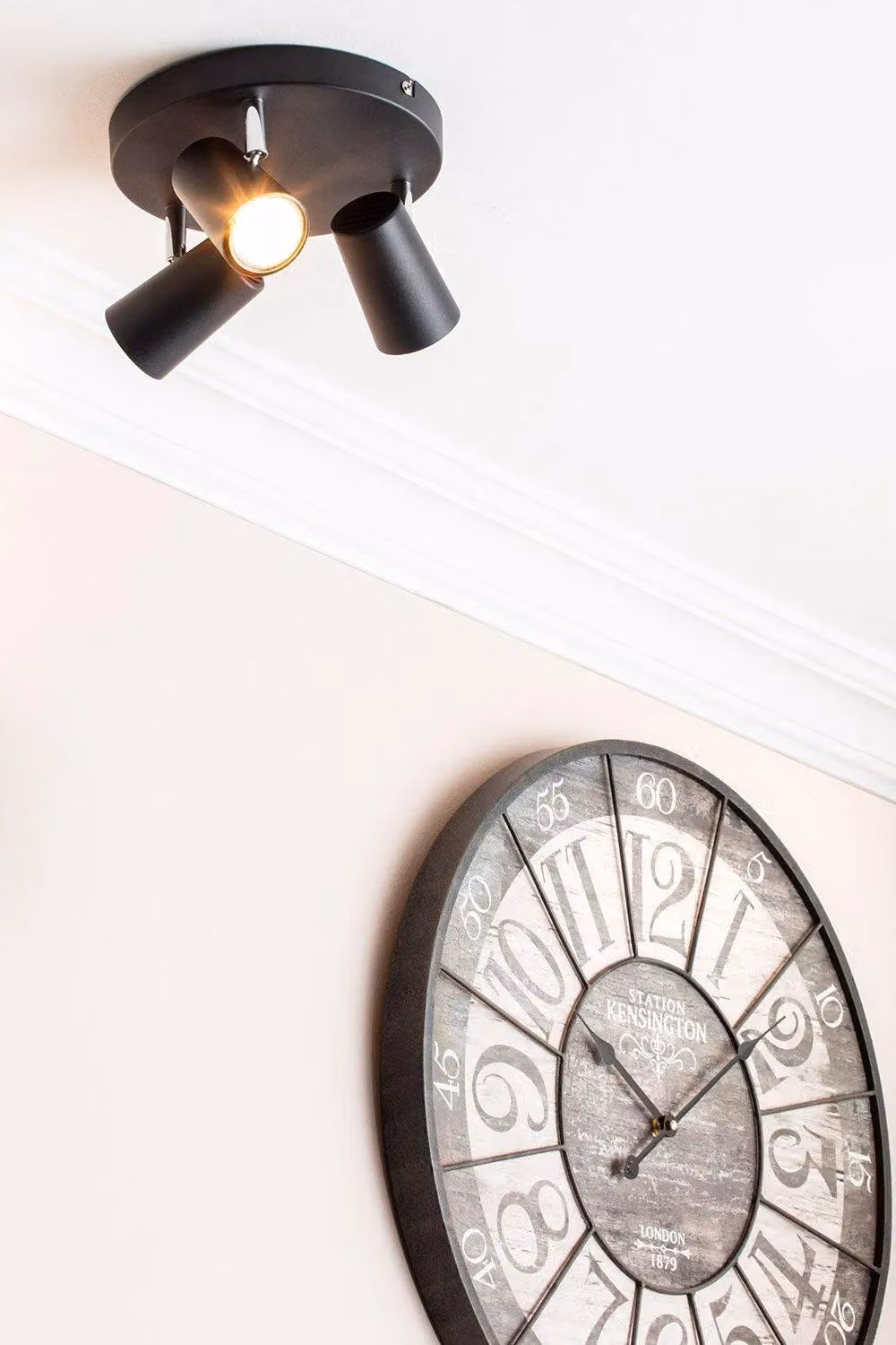 BHS Lighting Barley Adjustable Spotlight Ceiling Light in Black – 3