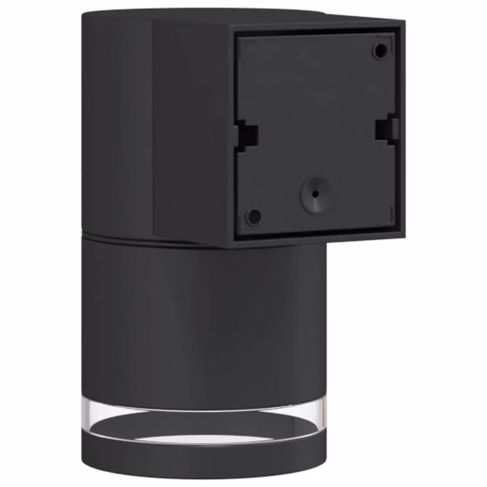 Berkfield Home Modern Black Outdoor Wall Light in Die-cast Aluminium – 3