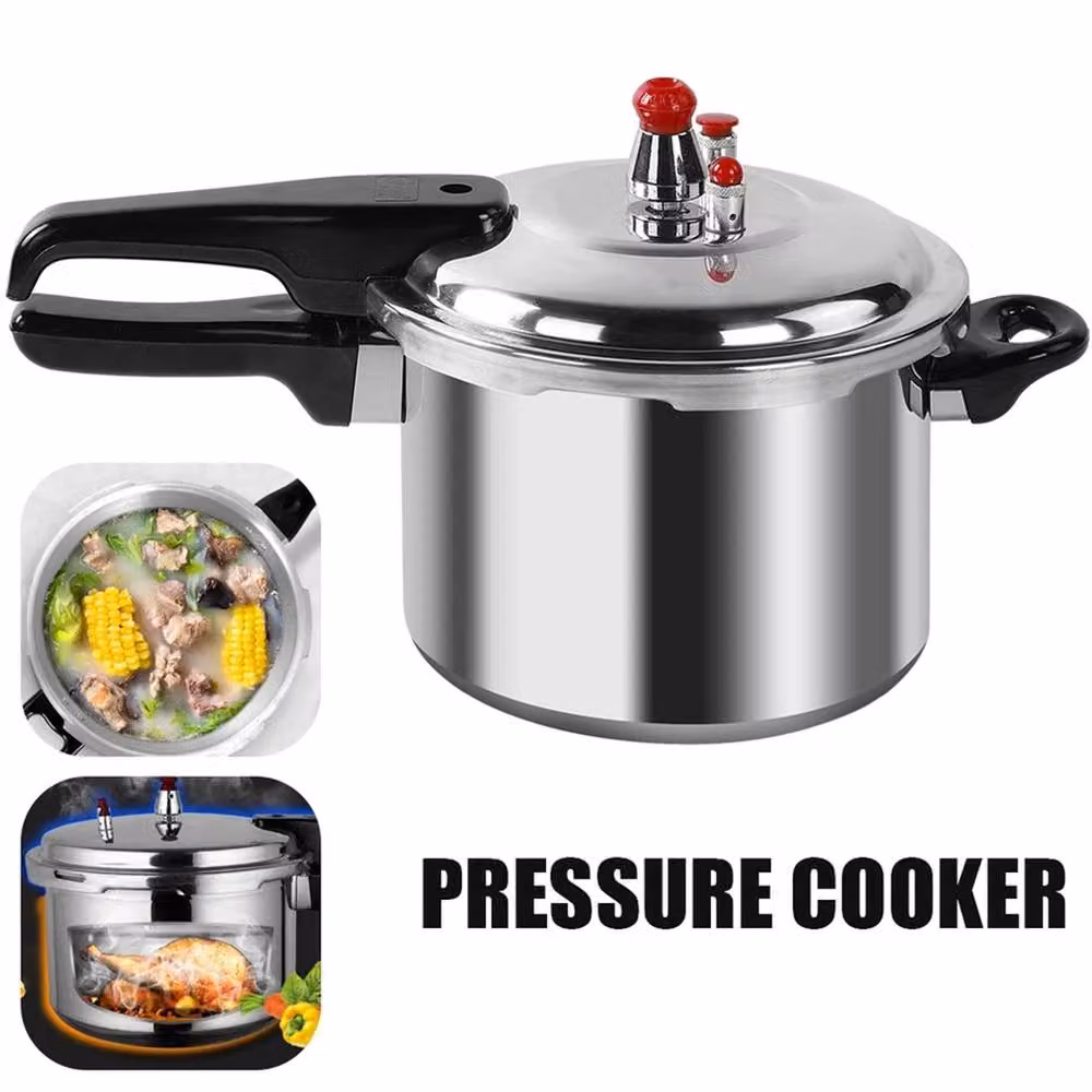 Kelvenix 9 l Aluminium Pressure Cooker in Silver – 3