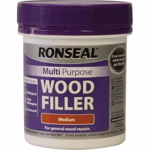 Ronseal Multi Purpose Wood Filler, Medium, 250g