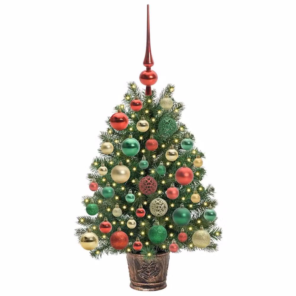 Berkfield Home Green Tabletop Artificial Christmas Tree with 150 LEDs, Height: 75 cm – 3