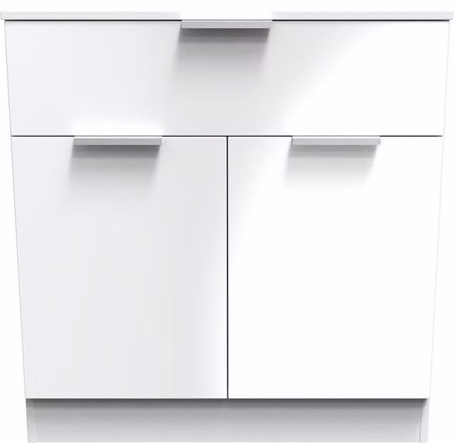 2 U Dover Ready Assembled 1 Drawer 2 Door Sideboard in White – 1