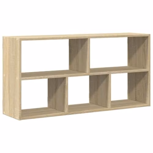 vidaXL Wall Mounted Shelf in Sonoma Oak, W/D/H: 100 x 25 x 50 cm