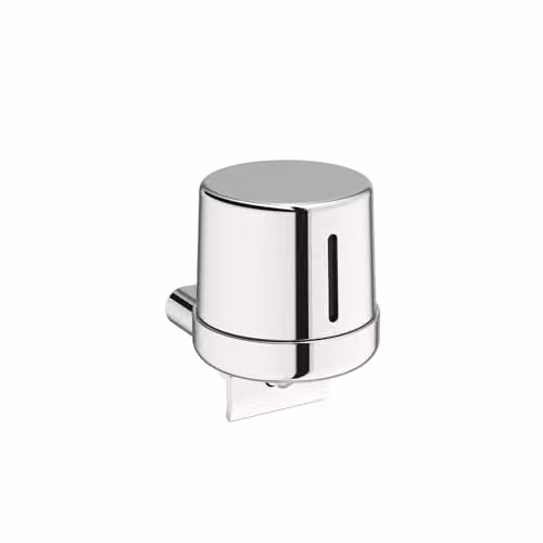 COSMIC Architect Wall-Mounted Metal Soap Dispenser in Silver with 400 ml Refillable Pump
