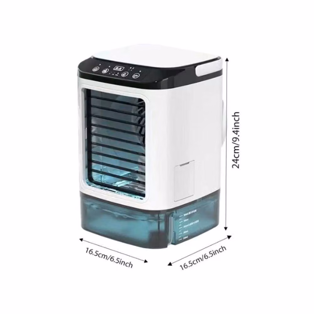 NESTLUNE Portable 3-Speed Air Cooler Fan in White – 2