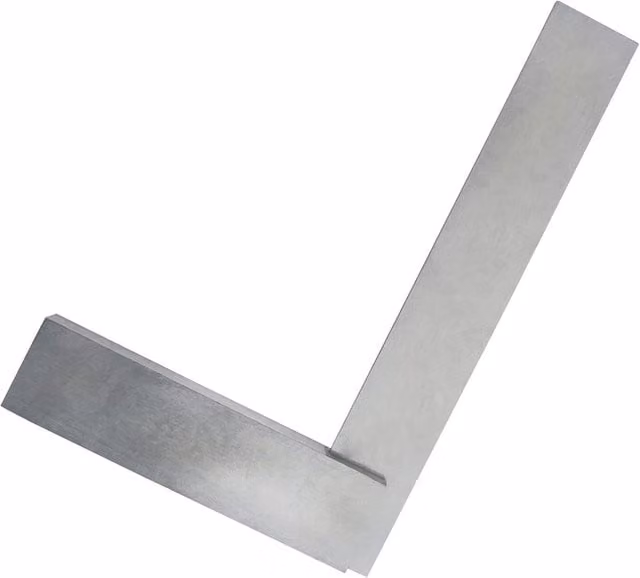 Garden Mile 75mm Steel Engineers Square in Silver