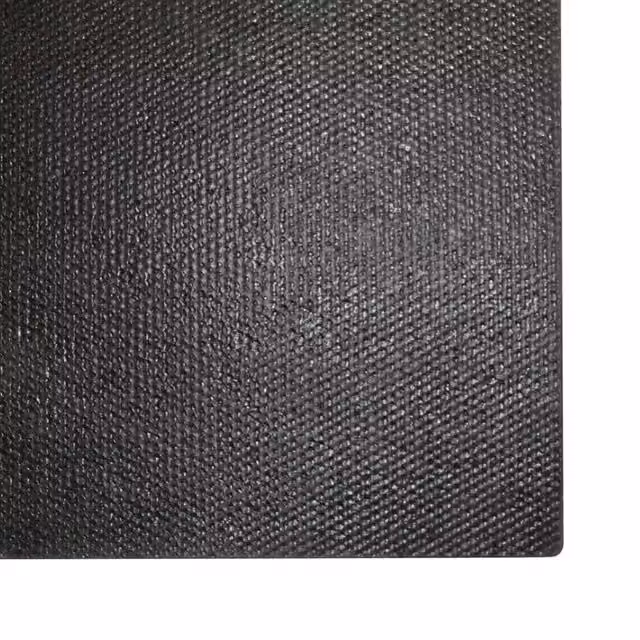 Berkfield Home Black Tufted Coir and PVC Weatherproof Door Mat, W: 60 cm, D: 40 cm