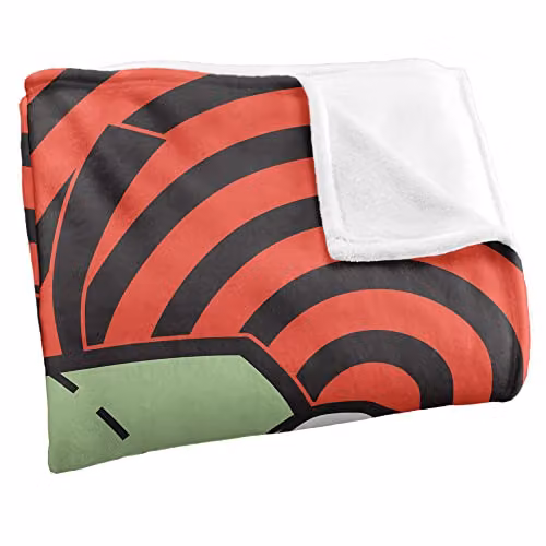LOGOVISION Invader Zim Gir Spiral Silky Touch Super Soft Fleece Throw Blanket, White, W/D/H: 152 x 127 cm – 2