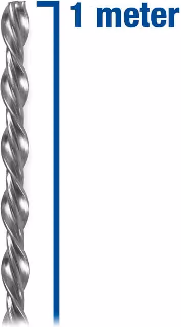 BrickFix 6mm Stainless Steel Helical Bars, Grey, 10 Pack