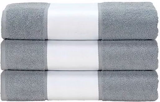 ARTG Subli-Me Cotton Terry Hand Towel in Light Grey