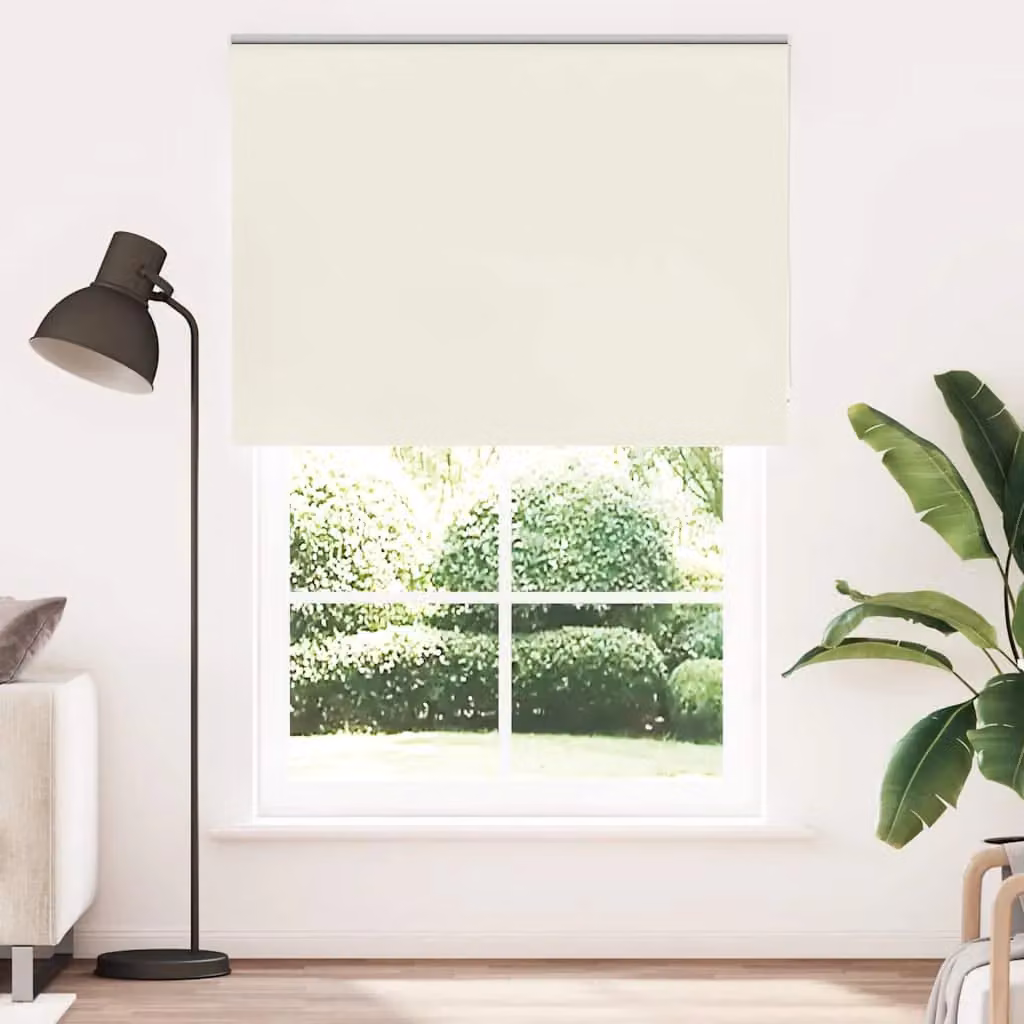 Berkfield Home Blackout Roller Blind, White Polyester, W: 150 cm, H: 210 cm