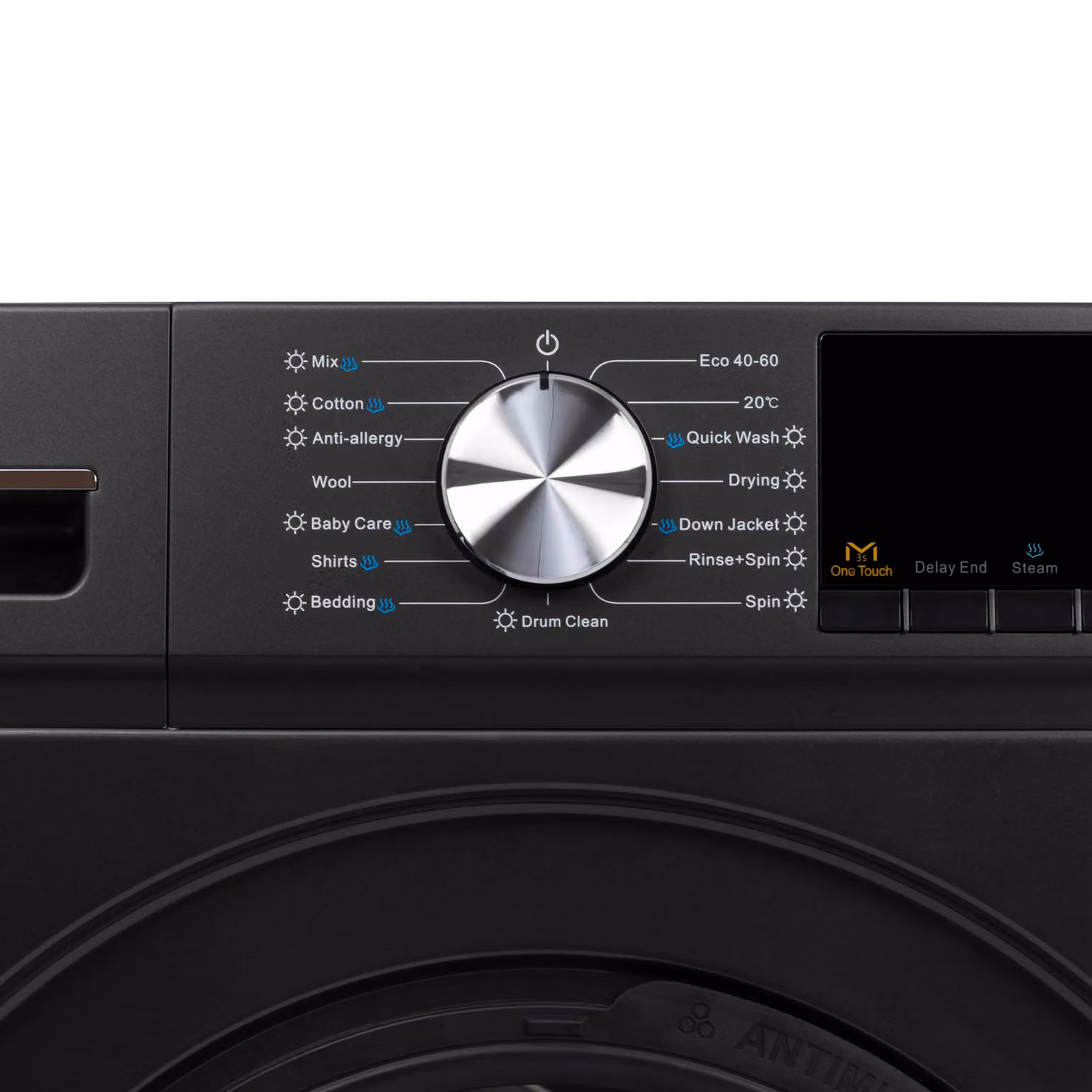 Willow WWDE8514GRY Front Loading Washer Dryer, 8kg Capacity, 1400 Spin, BLDC Inverter Motor, Grey – 3