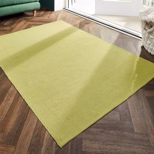 HUG RUG Woven Diamond Green Rectangular Kitchen Rug, W: 120 cm, L: 170 cm – 2