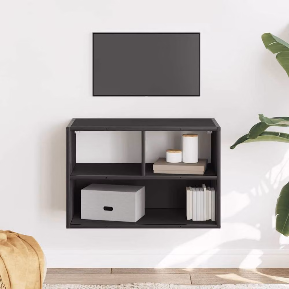 Berkfield Home Industrial TV Cabinet in Black, W/D/H: 60 x 31 x 39.5 cm – 3