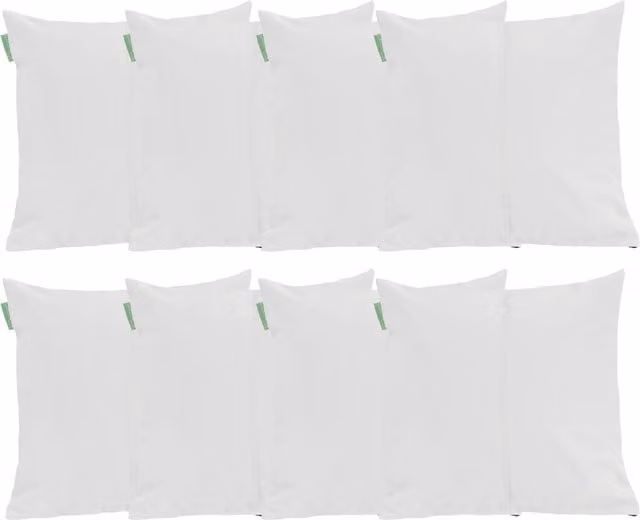 Gardenista White Rectangular Centre Join Garden Scatter Cushion, W/D/H: 45.72 x 45.72 x 45.72 cm