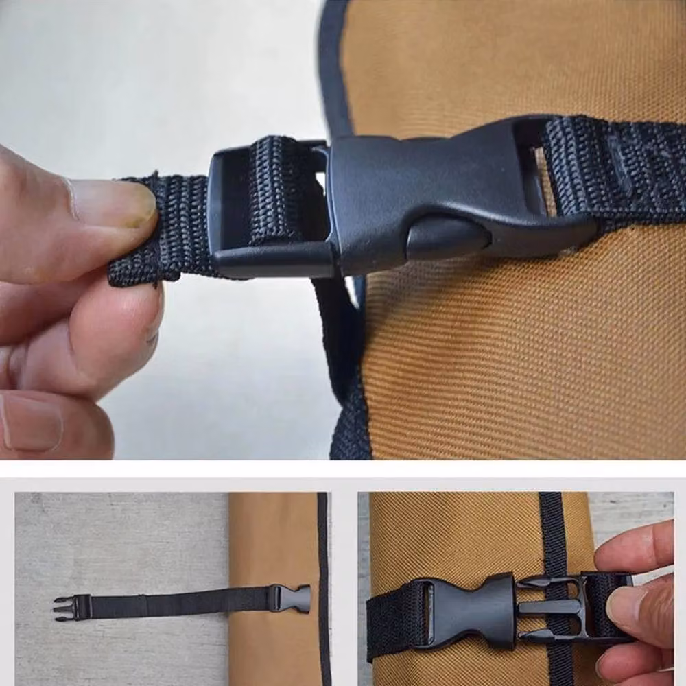 VOGREX Roll-Up Oxford Wrench Tool Storage Pouch in Beige or Black – 5