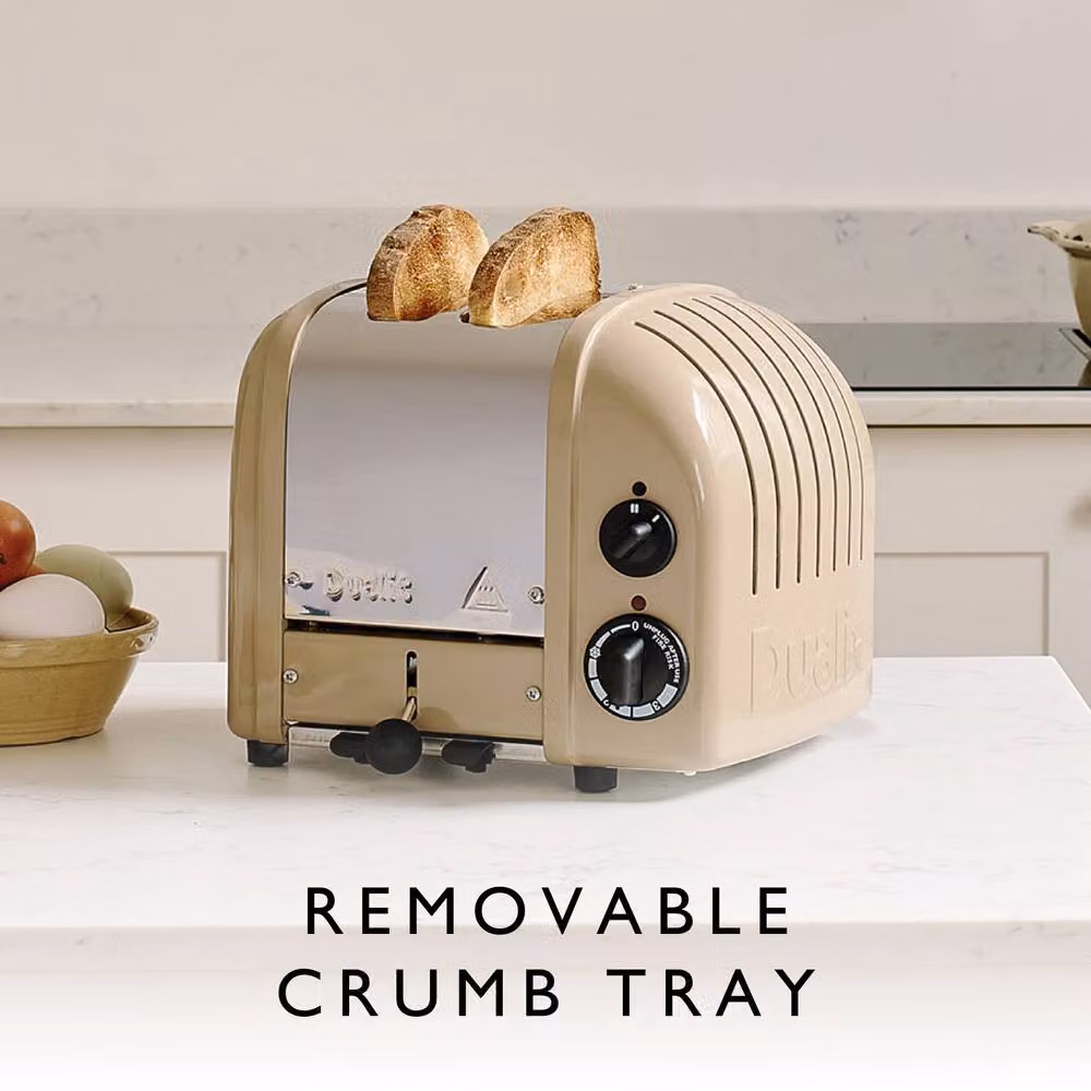 Dualit Classic 2 Slot Metal Toaster in Sand – 3