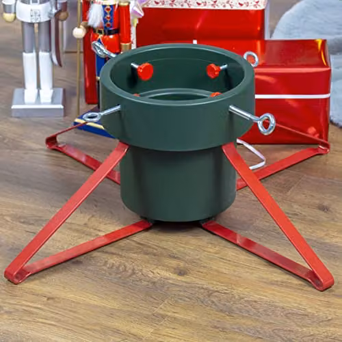 The Christmas Workshop 70509 Christmas Tree Stand for Trees Up to 2.5m Tall, W/D/H: 57 x 57 x 21.5 cm – 2