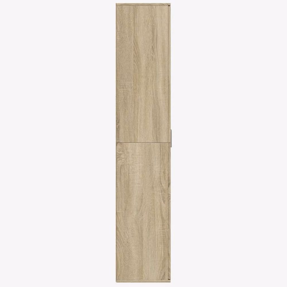 Berkfield Home Sonoma Oak Highboard in Brown, W/D/H: 80 x 35 x 180 cm – 2