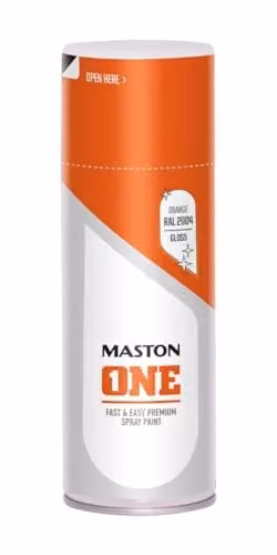 Maston Opaque Spray Paint Gloss Orange RAL2004 400 ml
