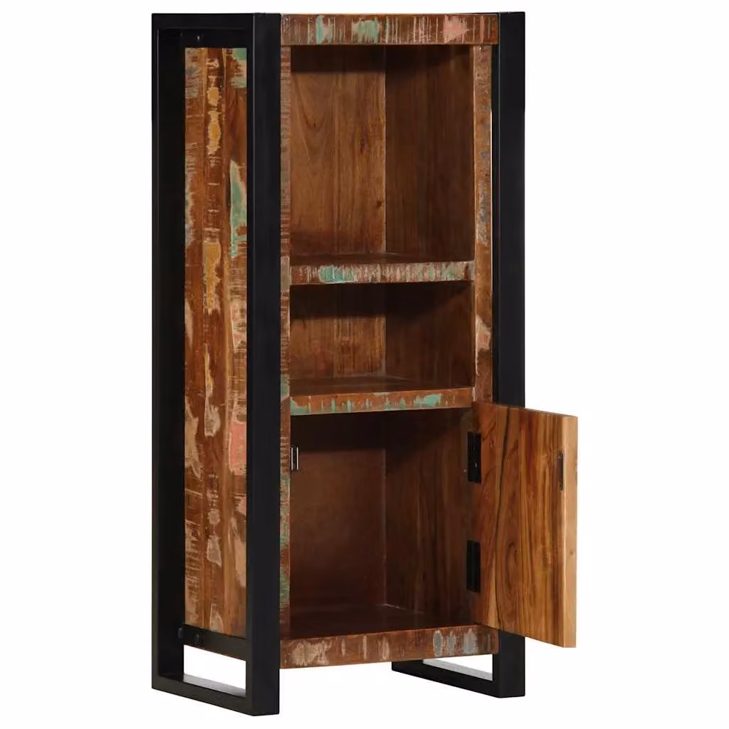 Berkfield Home Brown Reclaimed Solid Wood Bathroom Cabinet W/D/H: 40 x 30 x 90 cm – 2