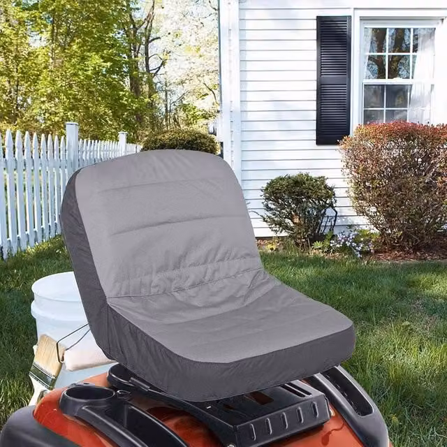 SPETLEK Waterproof Ride On Mower Seat Cover in Grey