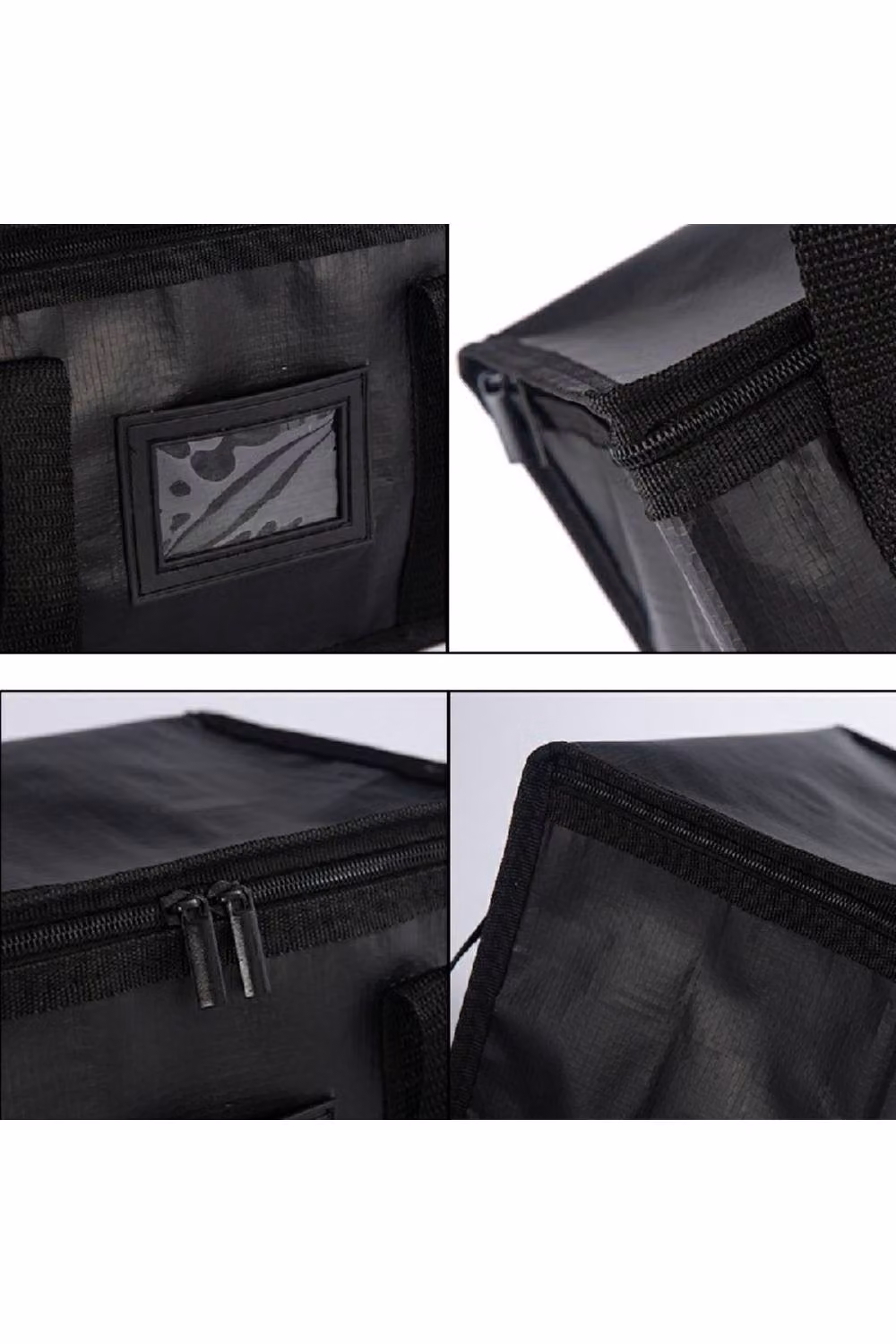 KDMD 70L Thermal Insulated Food Delivery Bag in Black Waterproof Oxford Fabric – 5